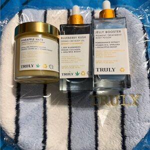 TRULY Pineapple Haze, Blueberry Kush, and Jelly Booster Set